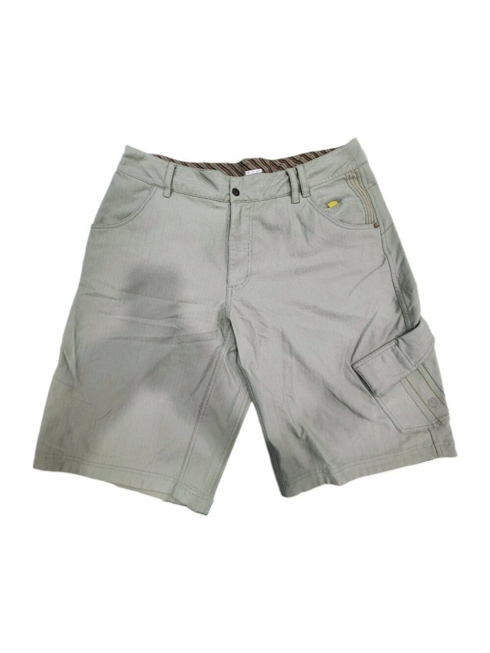Lululemon Wet Dry Warm Hybrid Shorts Mens 38 Green Quick Dry Hiking Outdoor